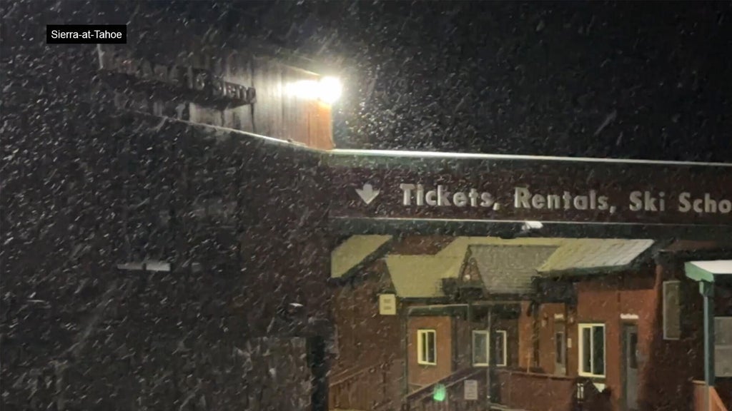 Northern California Sierra sees some early-season snow — CBS Bay Area (KPIX), Healdsburg Sports news