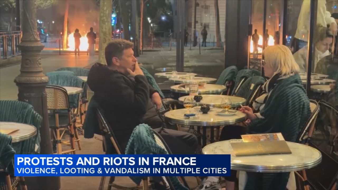 France protests: Prime minister calls for localized curfews in cities to curb rioting and looting

       — ABC 7 Bay Area