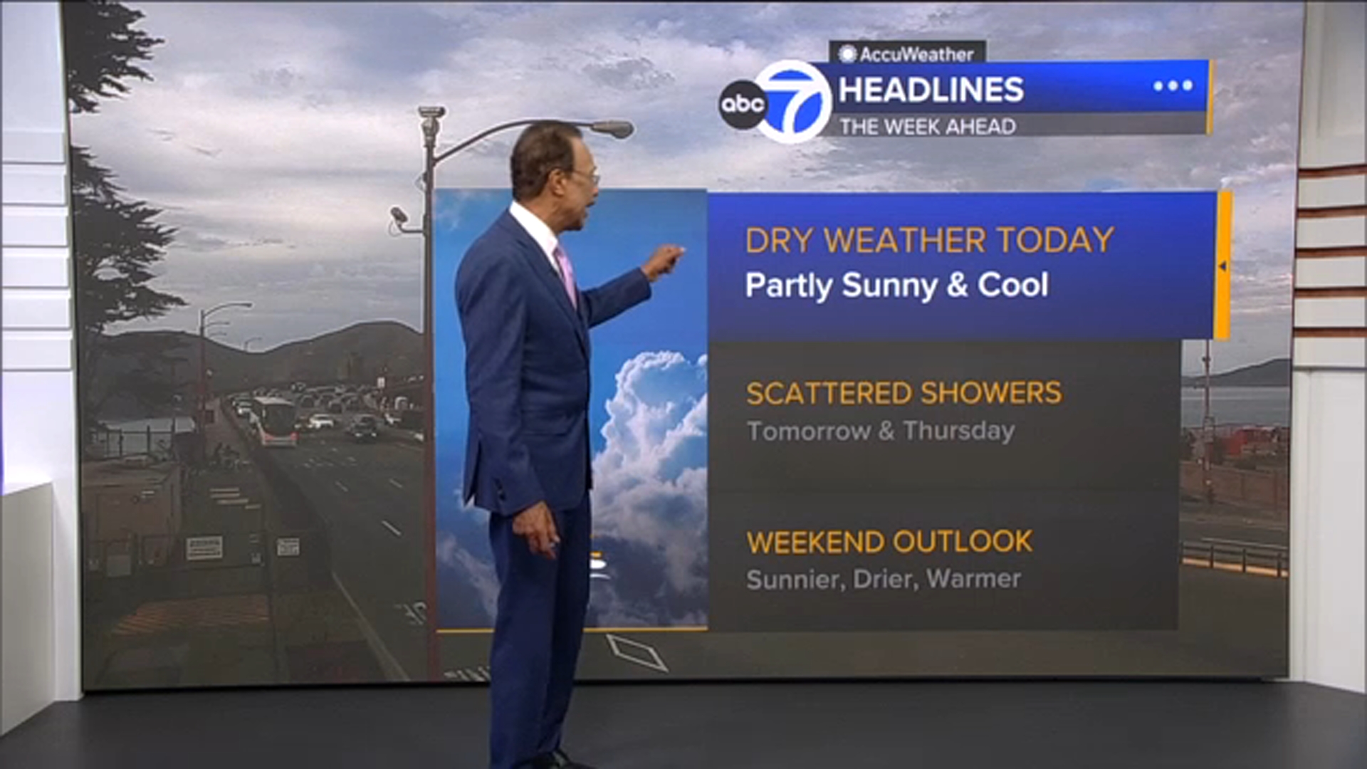 AccuWeather Forecast: Cloudy overnight; scattered showers the next 2 days
— ABC 7 Bay Area, Healdsburg Community news