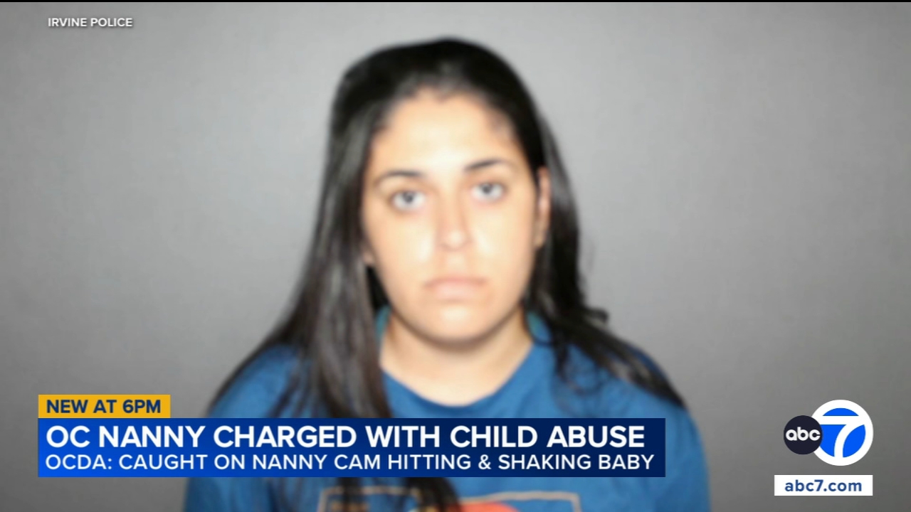 Nanny Iara Dossantos Bomfim charged with child abuse after caught on camera punching, shaking baby, Orange County prosecutors say
       — ABC 7 Bay Area