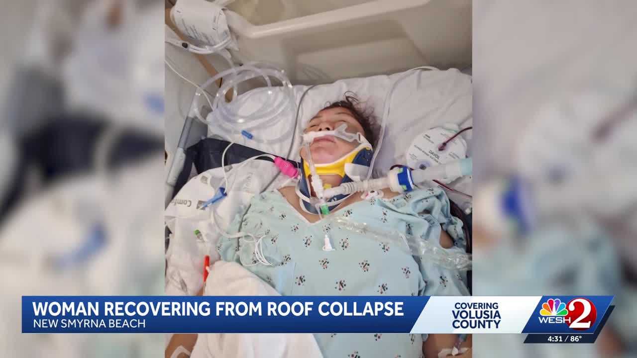 Mother of 2 recovering after roof collapse in New Smyrna Beach — WESH 2 Orlando, Healdsburg Community news