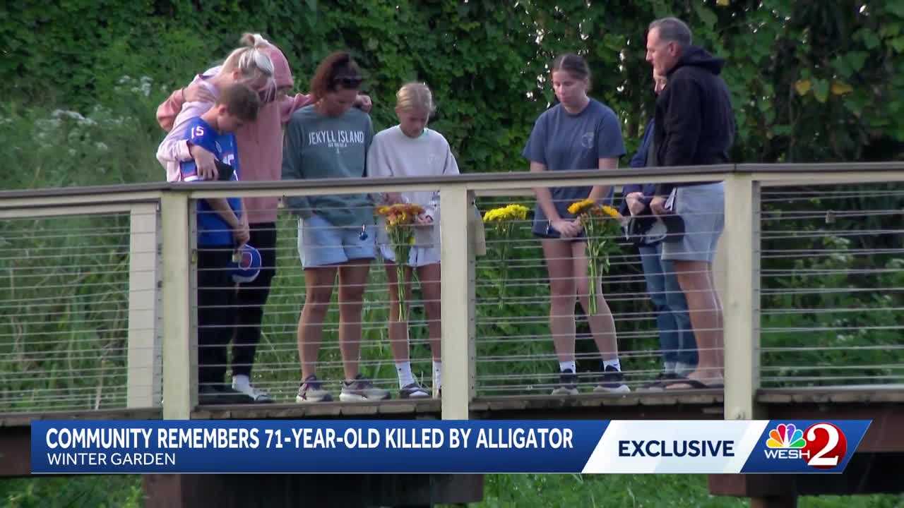 Victim of Winter Garden alligator attack remembered as kind, generous — WESH 2 Orlando, Healdsburg Community news