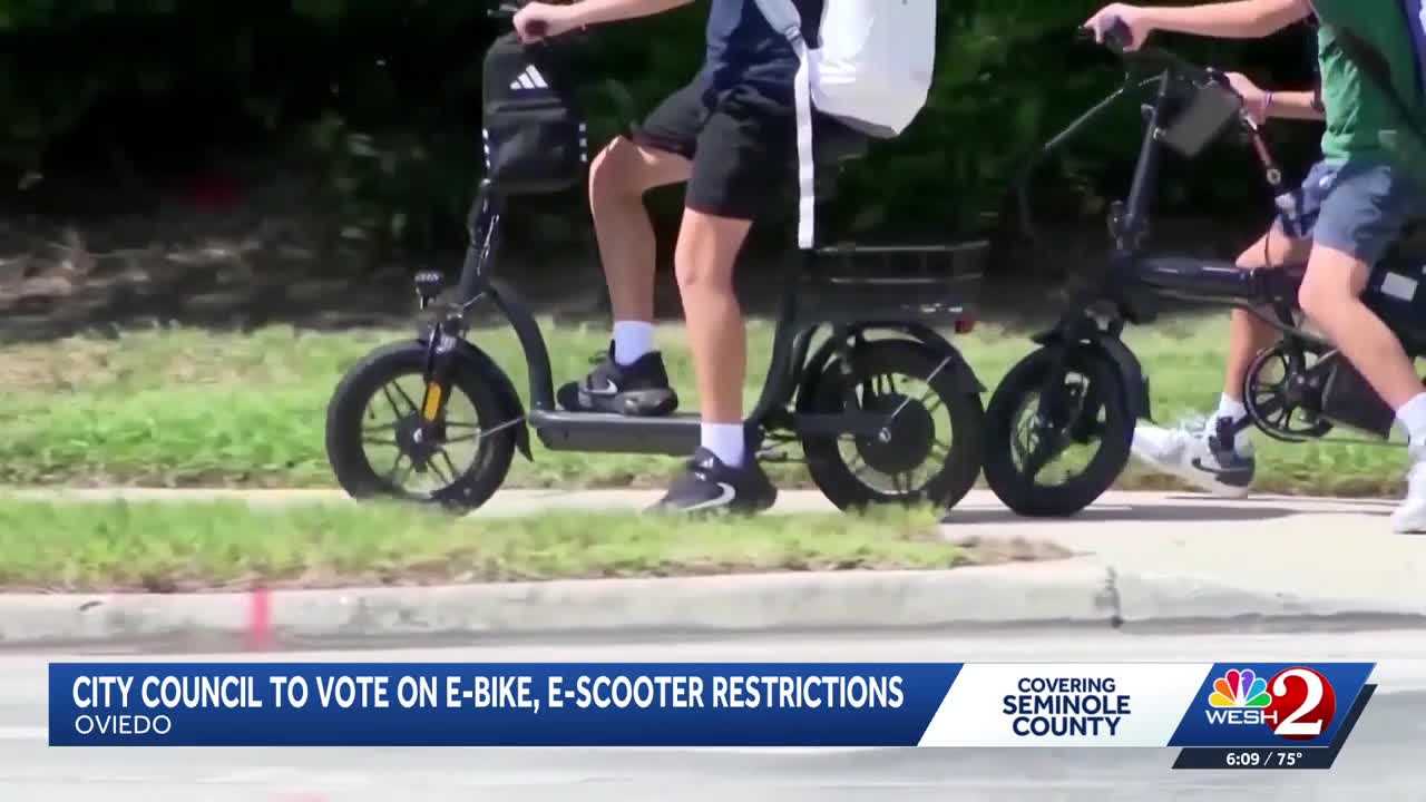 Oviedo city council to vote on micromobility rules to improve sidewalk safety — WESH 2 Orlando, Healdsburg Government news