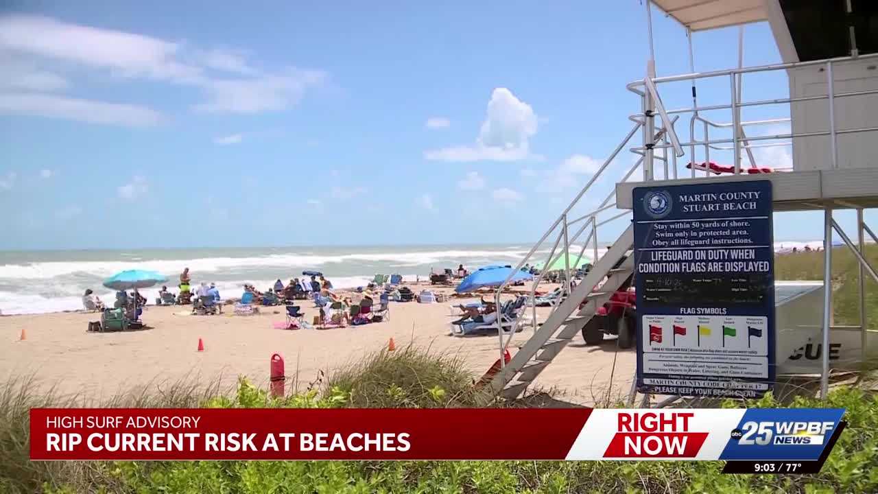 South Florida beaches under rip current warning as lifeguards urge swimmers to stay safe — WPBF West Palm Beach, Healdsburg Sports news