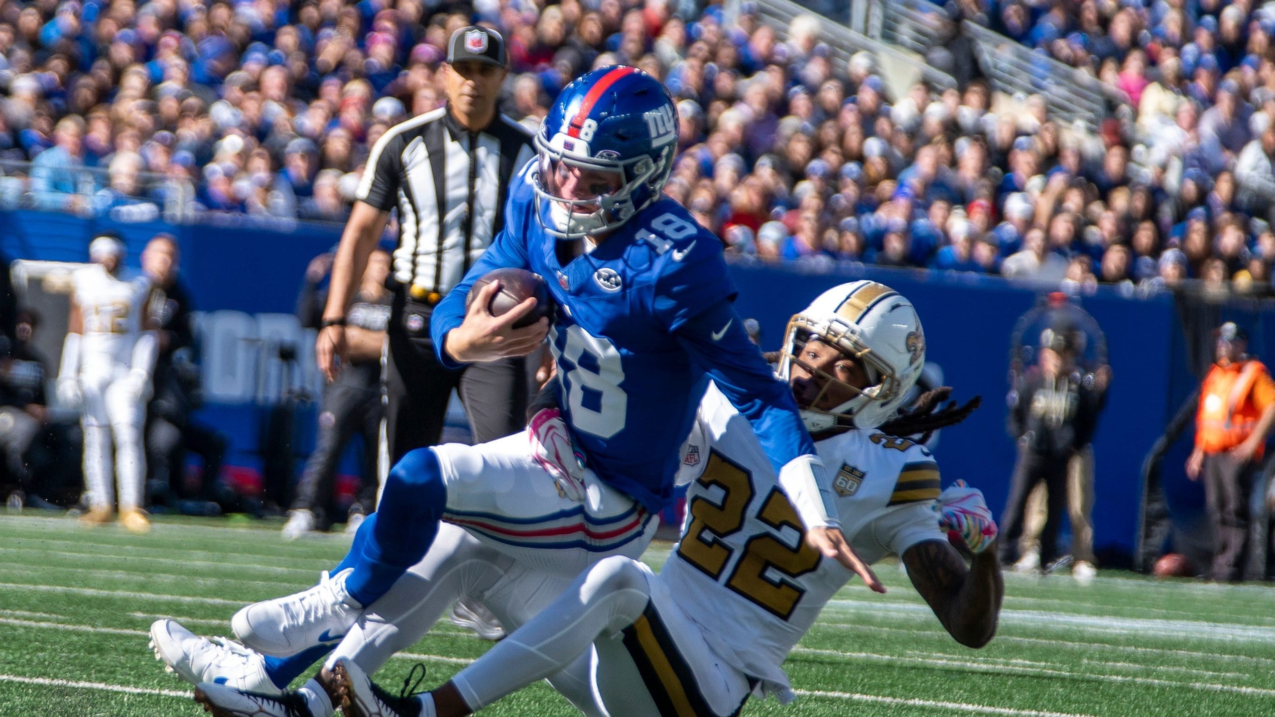 Giants Get Full JJ McCarthy Experience vs Saints — Minnesota Sports Fan, Healdsburg Sports news