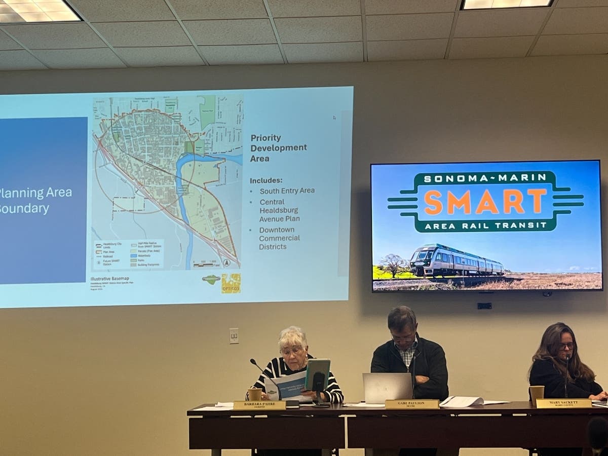 SMART Challenged Over Healdsburg Station Plans Wednesday — Healdsburg Patch, Healdsburg Community news