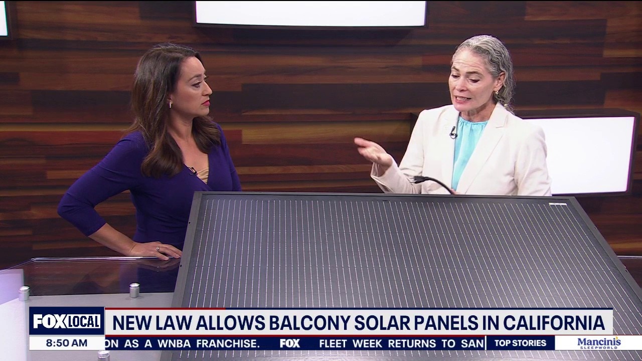 How balcony solar panels work, under new California law allowing them — KTVU FOX 2 Bay Area, Healdsburg Community news